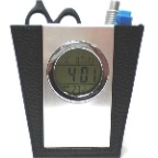 PU-pen-holder-w-clock-NPC1058-80