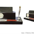 Wooden-Card-&-Penholder-(w-Clock_Pen)-K1312-245