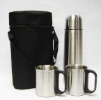 500ml-Stainless-Steel-Vacuum-Flask-w-2pcs-cups-&-black-pouch-NVF106-156